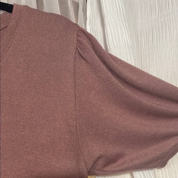 Mod Ref Purple Fitted Short Sleeve Blouse - Picture 3 of 5